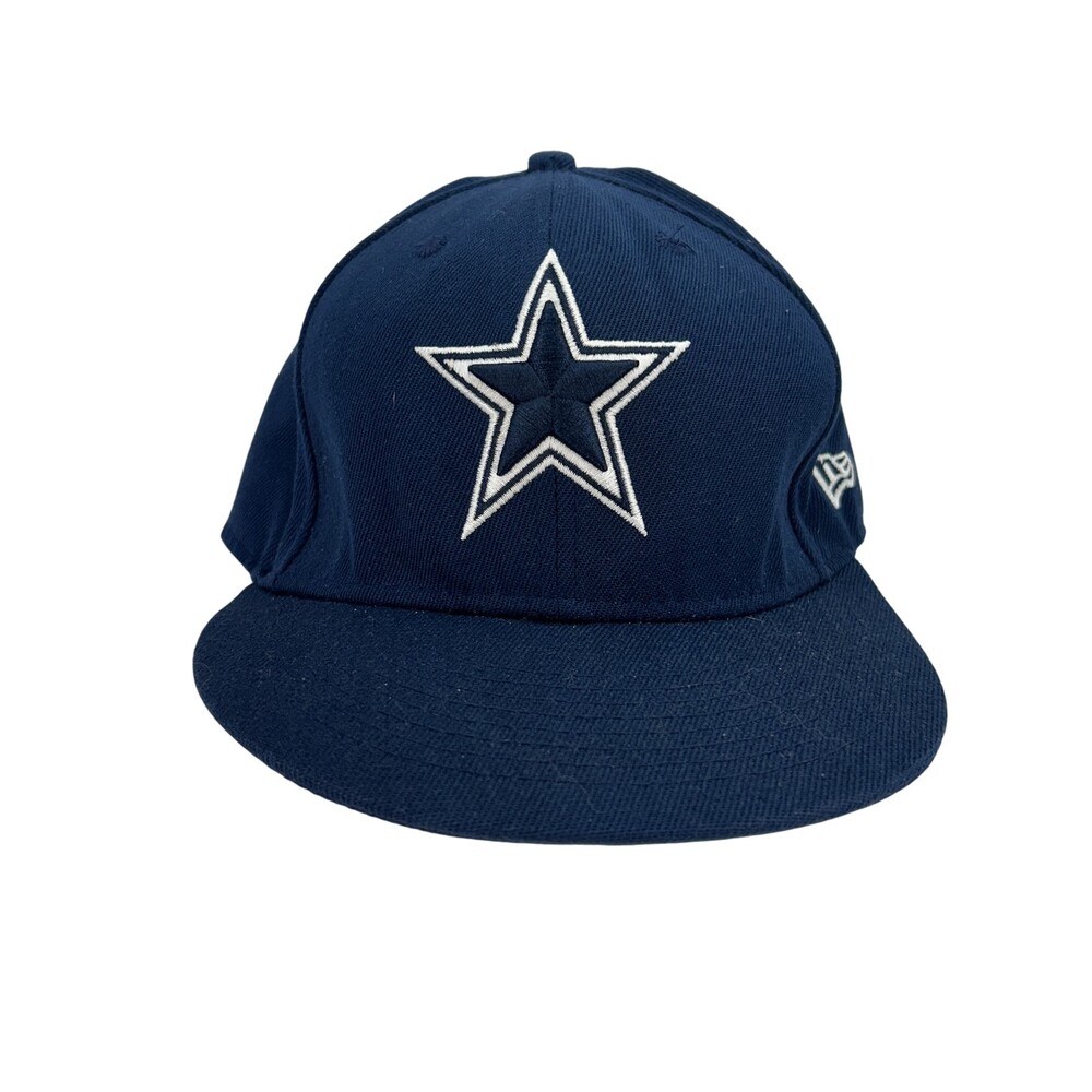 Dallas Cowboys Hat Cap Fitted Mens 8 Blue NFL Football New Era Embroidered Star